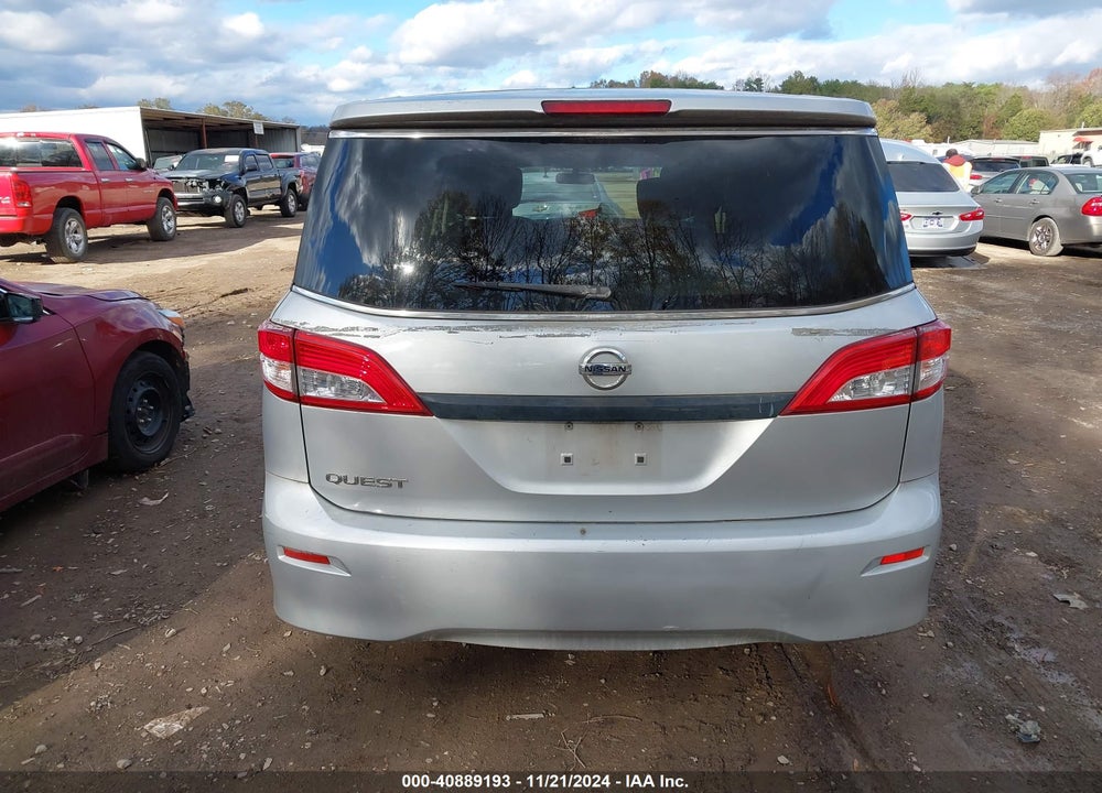 2015 NISSAN QUEST PLATINUM/S/SL/SV VIN: JN8AE2KP3F9123330