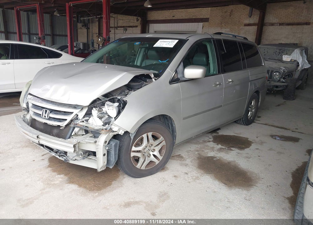 2005 HONDA ODYSSEY EX-L VIN: 5FNRL38655B012310
