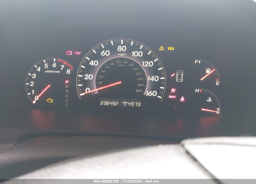 2005 HONDA ODYSSEY EX-L VIN: 5FNRL38655B012310