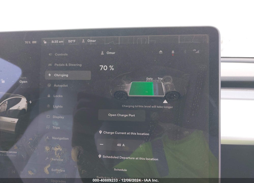2020 TESLA MODEL Y LONG RANGE DUAL MOTOR ALL-WHEEL DRIVE VIN: 5YJYGDEE6LF040583