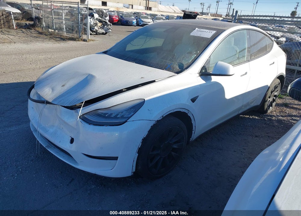 2020 TESLA MODEL Y LONG RANGE DUAL MOTOR ALL-WHEEL DRIVE VIN: 5YJYGDEE6LF040583