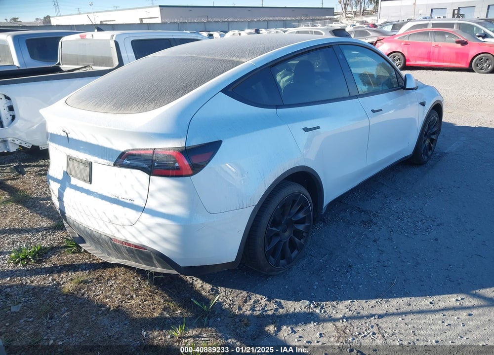 2020 TESLA MODEL Y LONG RANGE DUAL MOTOR ALL-WHEEL DRIVE VIN: 5YJYGDEE6LF040583