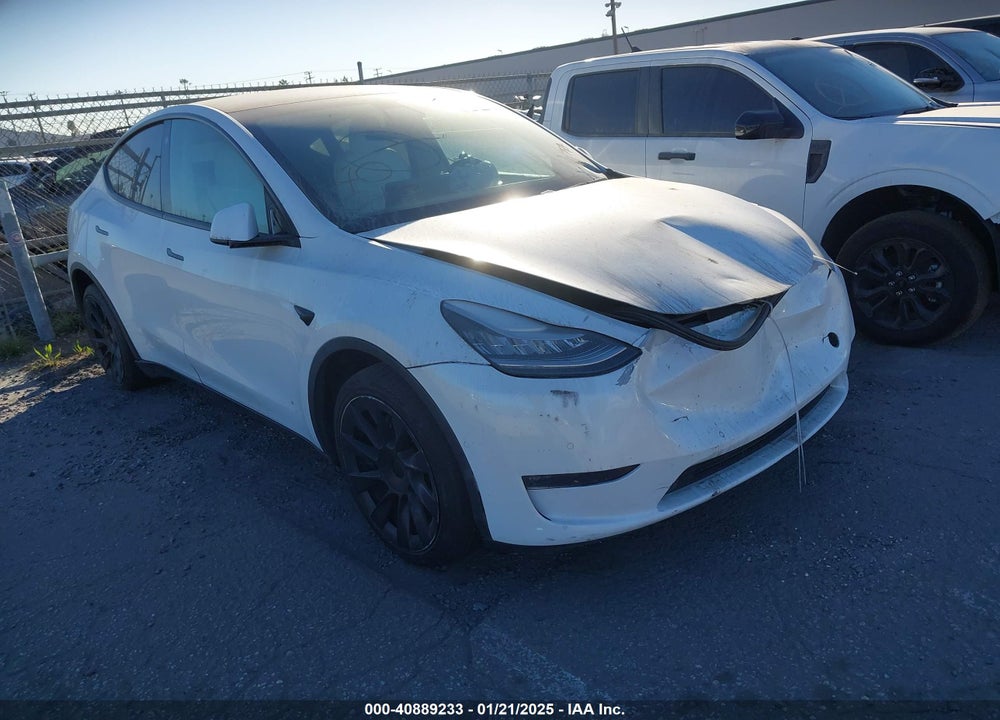 2020 TESLA MODEL Y LONG RANGE DUAL MOTOR ALL-WHEEL DRIVE VIN: 5YJYGDEE6LF040583