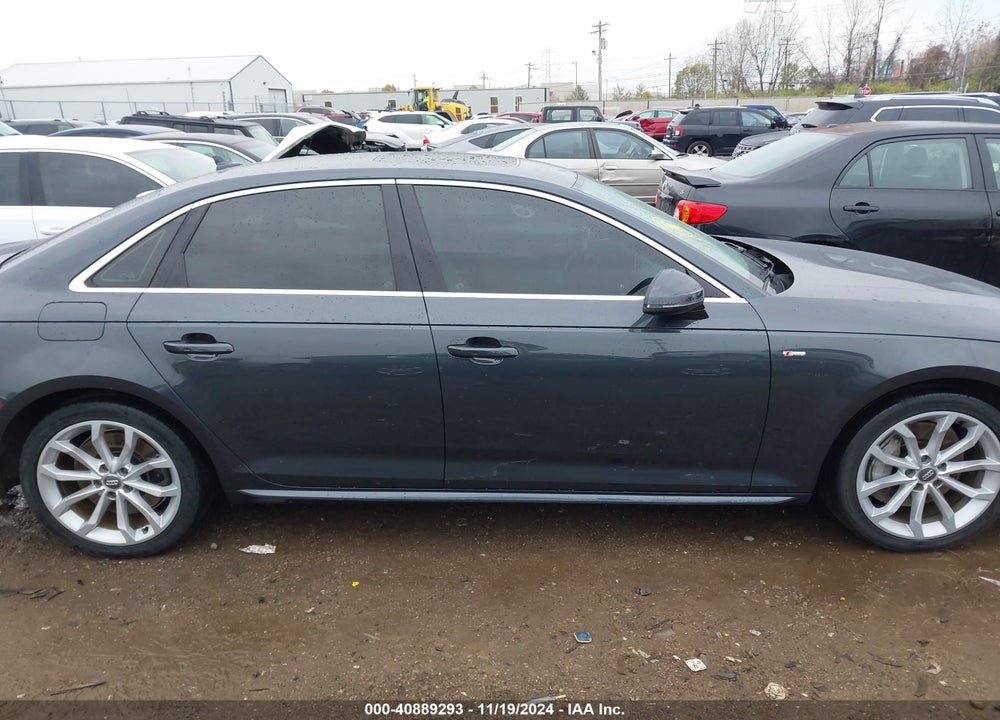 2019 AUDI A4 45 PREMIUM VIN: WAUENAF4XKN002588
