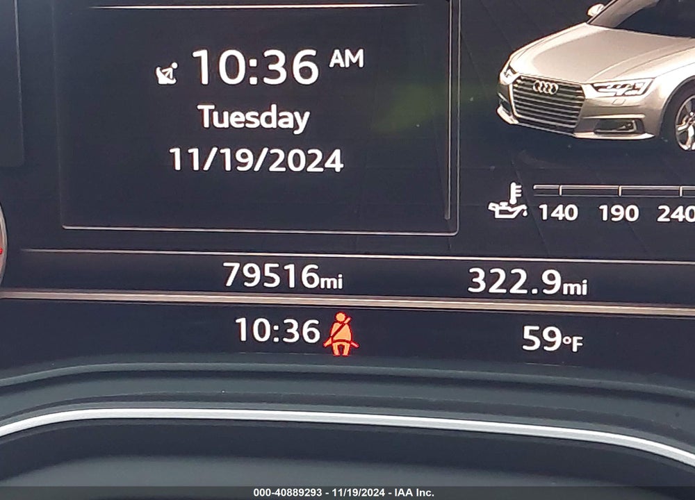 2019 AUDI A4 45 PREMIUM VIN: WAUENAF4XKN002588