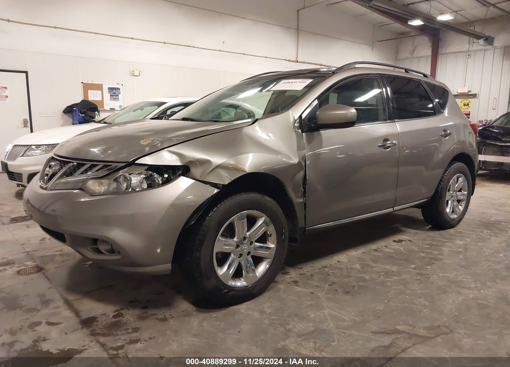 2011 NISSAN MURANO SL VIN: JN8AZ1MW8BW179617