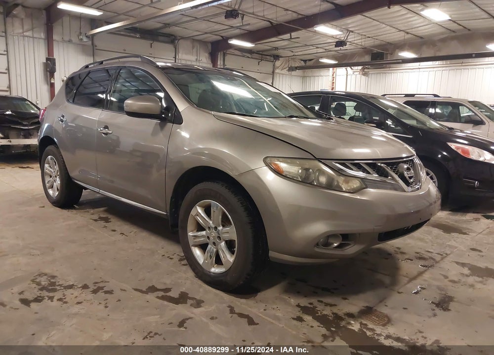 2011 NISSAN MURANO SL VIN: JN8AZ1MW8BW179617