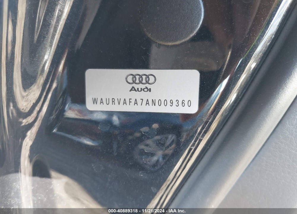 2010 AUDI A8 L 4.2 VIN: WAURVAFA7AN009360