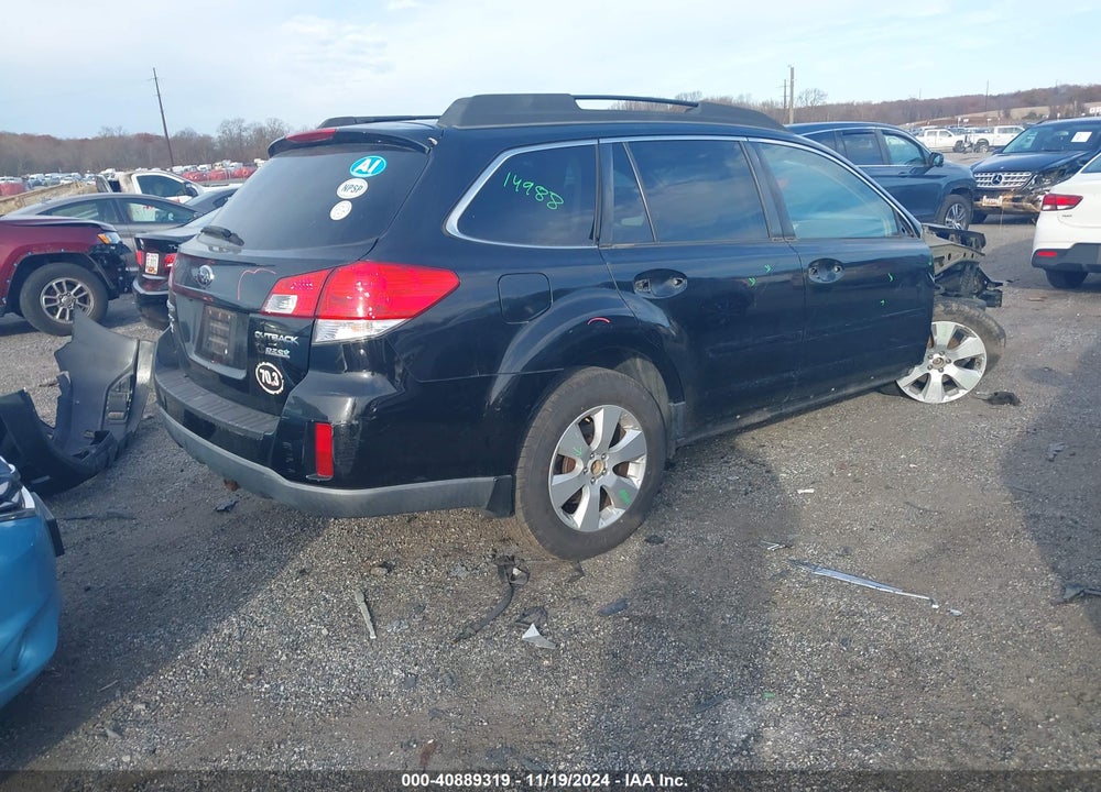 2012 SUBARU OUTBACK 2.5I PREMIUM VIN: 4S4BRBGCXC3239077
