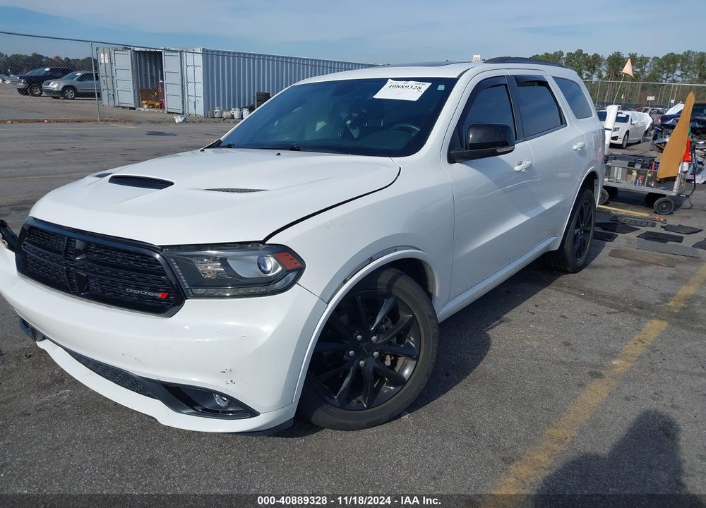 2018 DODGE DURANGO GT RWD VIN: 1C4RDHDG0JC323644