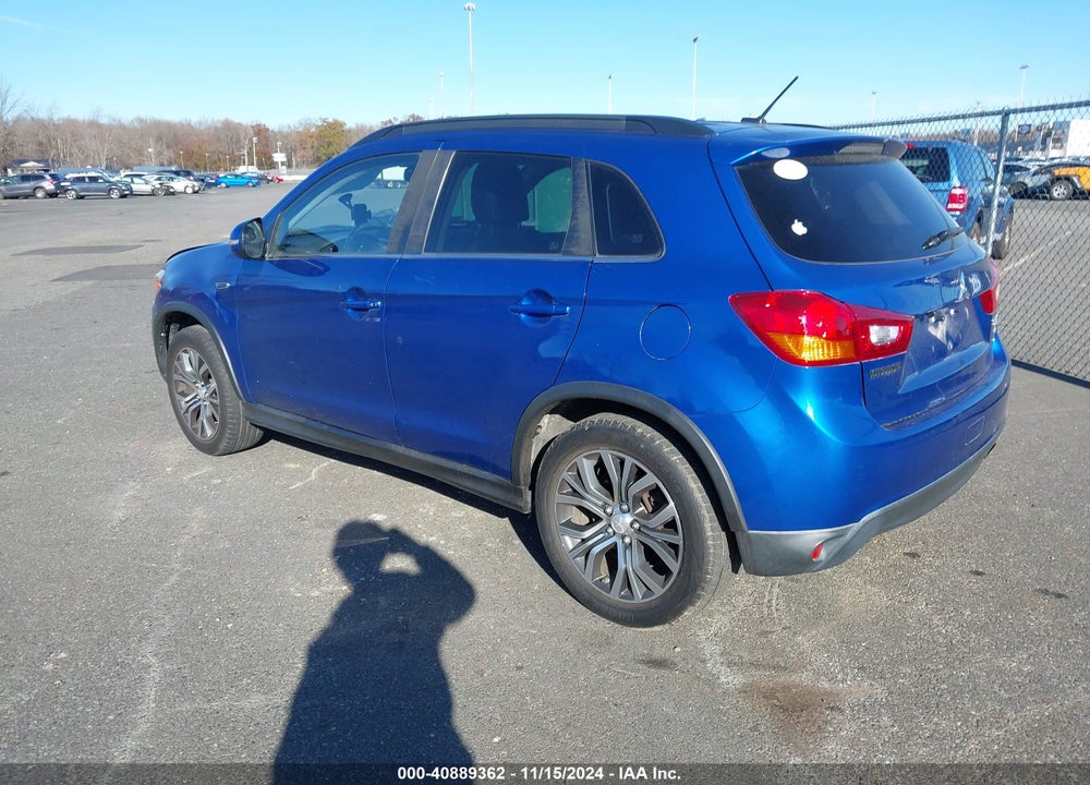2016 MITSUBISHI OUTLANDER SPORT 2.4 SEL VIN: JA4AR4AW3GZ034583