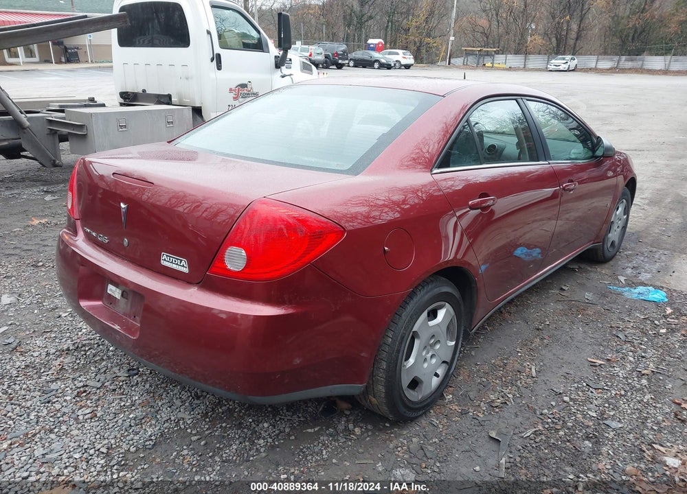 2008 PONTIAC G6 VALUE LEADER VIN: 1G2ZF57BX84245567