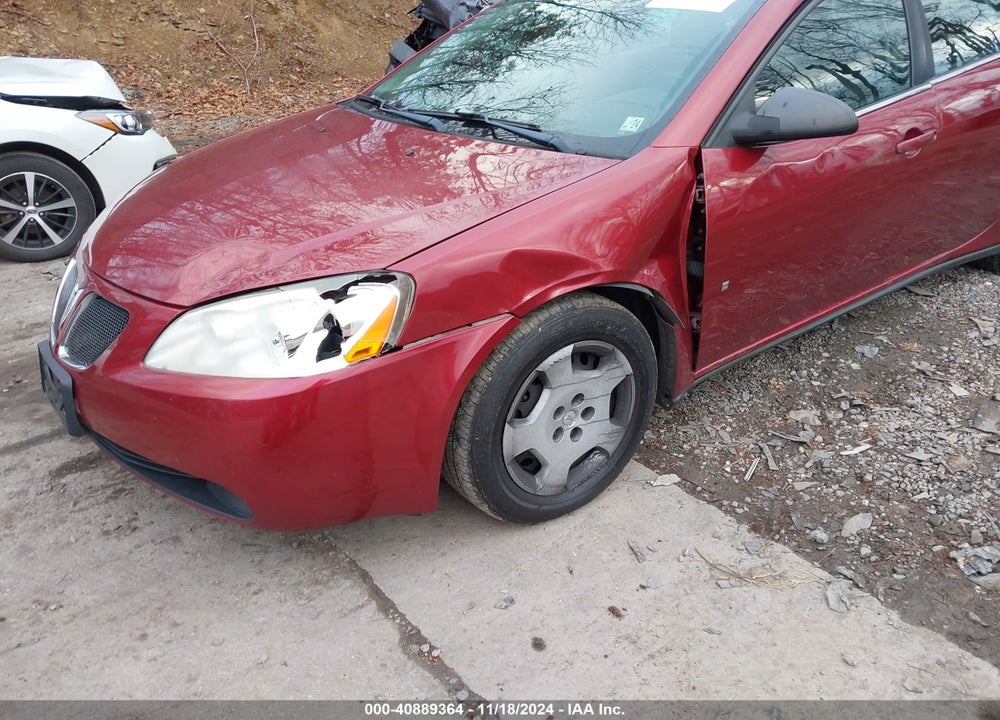 2008 PONTIAC G6 VALUE LEADER VIN: 1G2ZF57BX84245567
