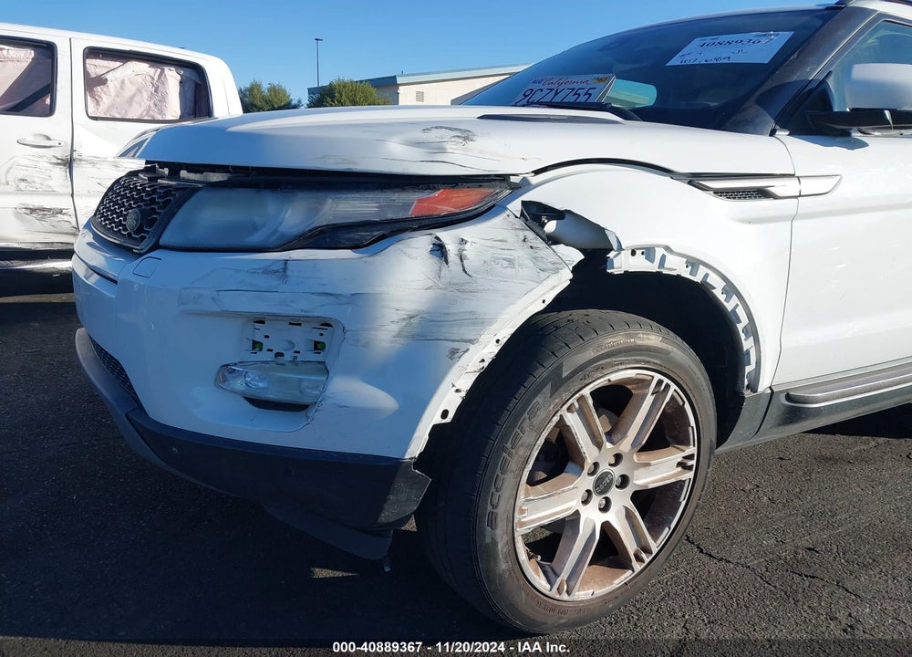 2012 LAND ROVER RANGE ROVER EVOQUE PURE PLUS VIN: SALVR1BG8CH622260