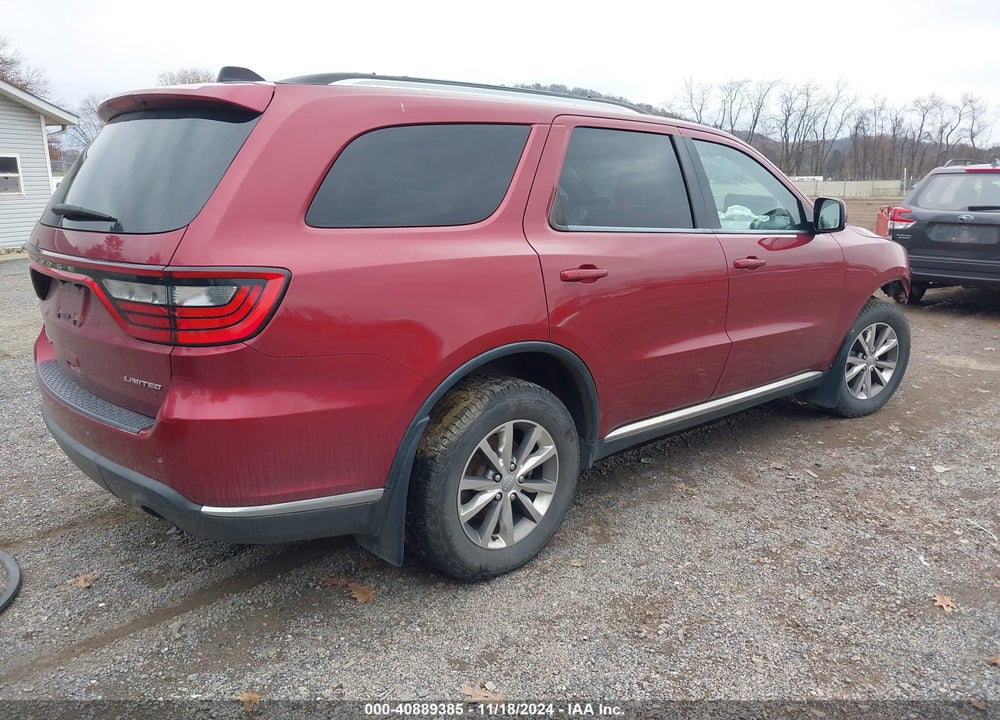 2014 DODGE DURANGO LIMITED VIN: 1C4RDJDG8EC552358