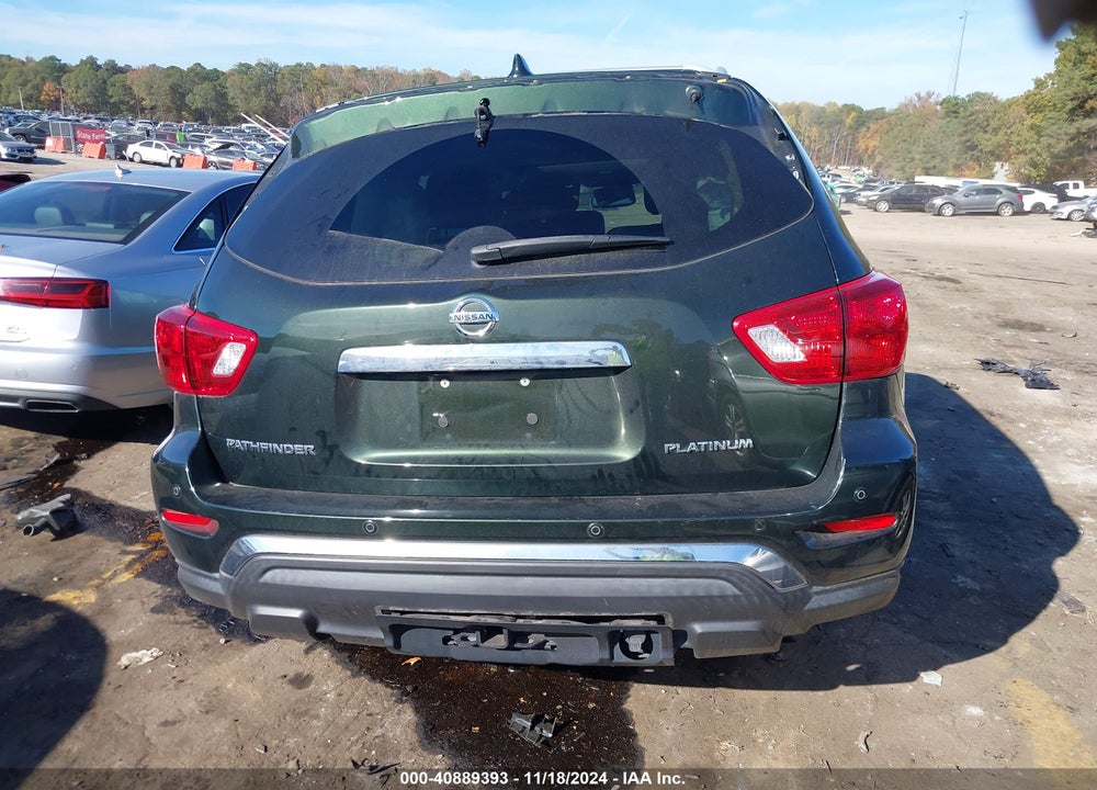 2019 NISSAN PATHFINDER PLATINUM VIN: 5N1DR2MN8KC644478