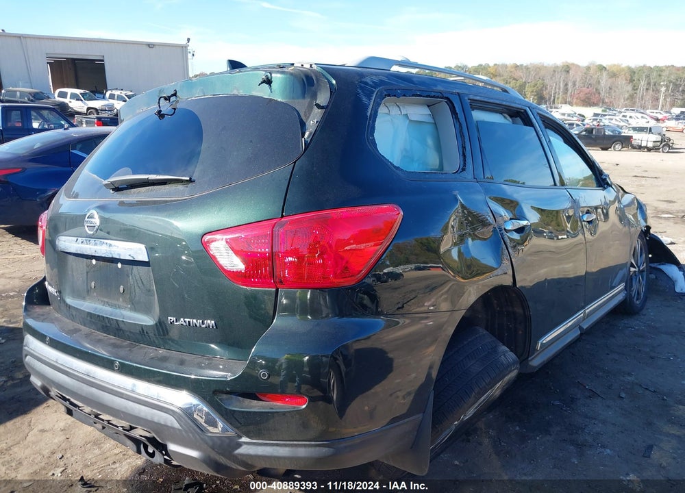 2019 NISSAN PATHFINDER PLATINUM VIN: 5N1DR2MN8KC644478
