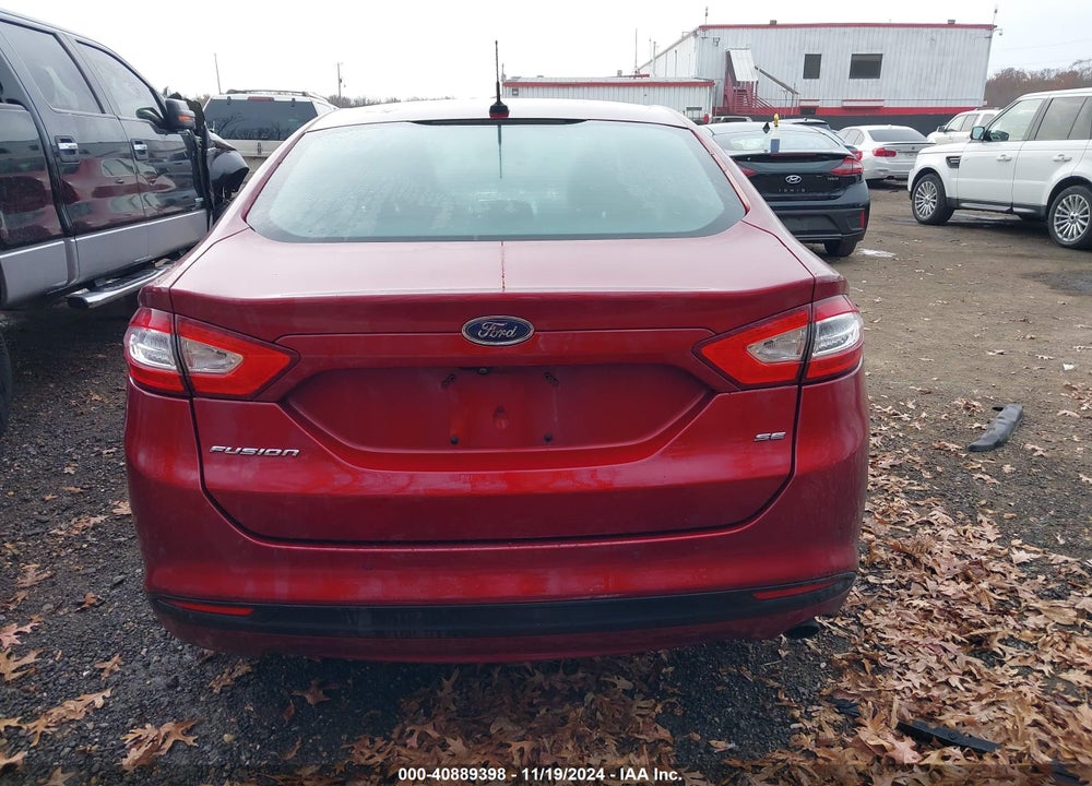 2016 FORD FUSION SE VIN: 3FA6P0H71GR381641