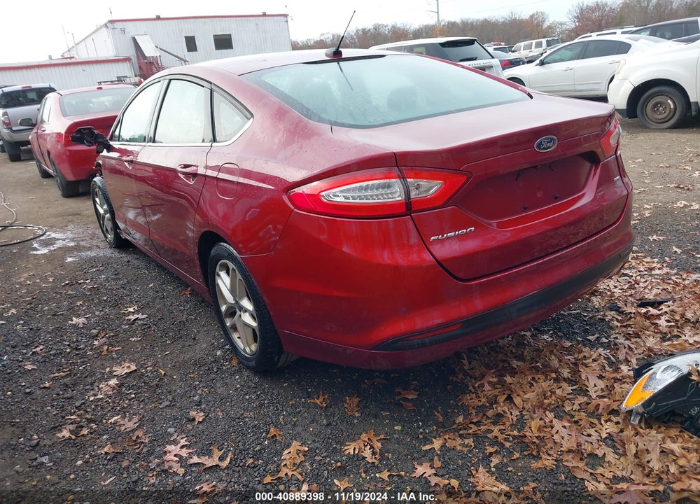 2016 FORD FUSION SE VIN: 3FA6P0H71GR381641