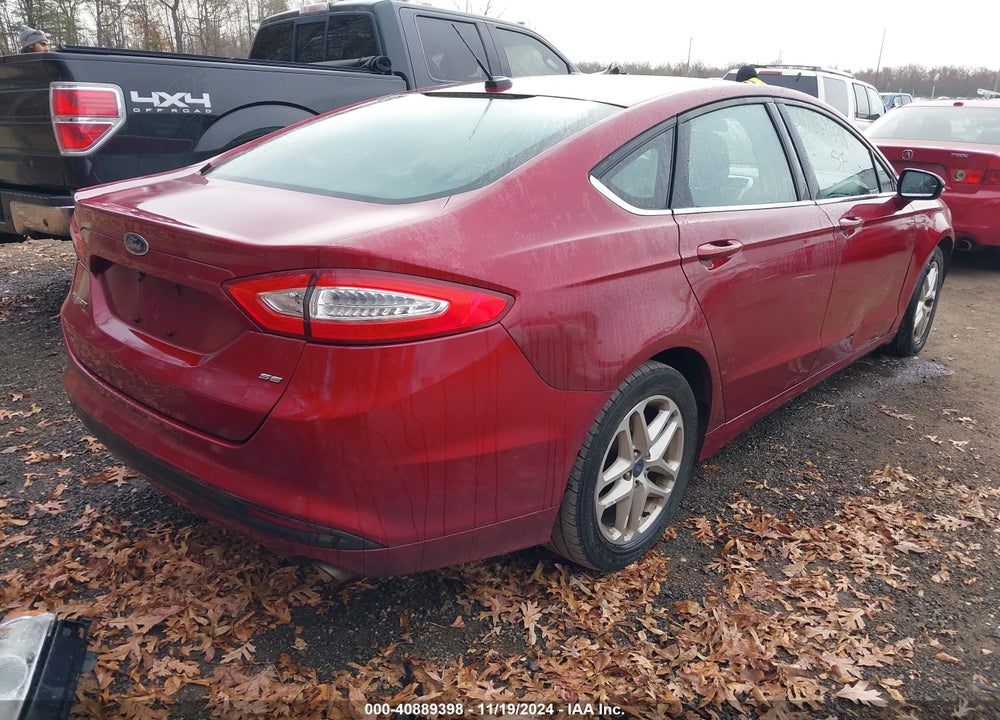 2016 FORD FUSION SE VIN: 3FA6P0H71GR381641