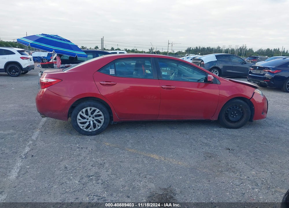 2018 TOYOTA COROLLA LE VIN: 2T1BURHE9JC967540