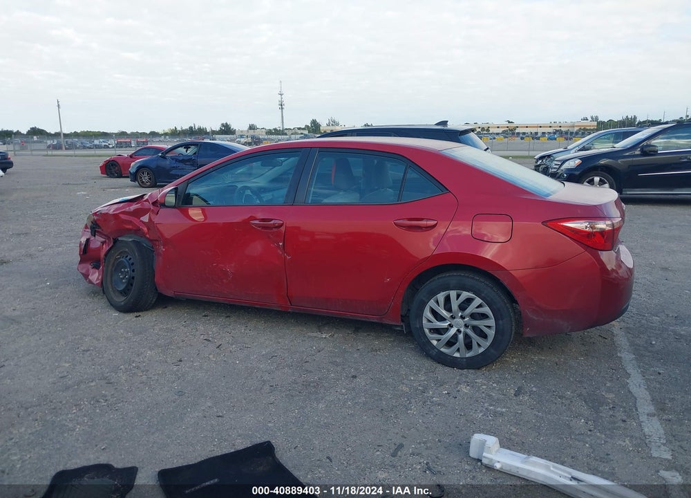 2018 TOYOTA COROLLA LE VIN: 2T1BURHE9JC967540