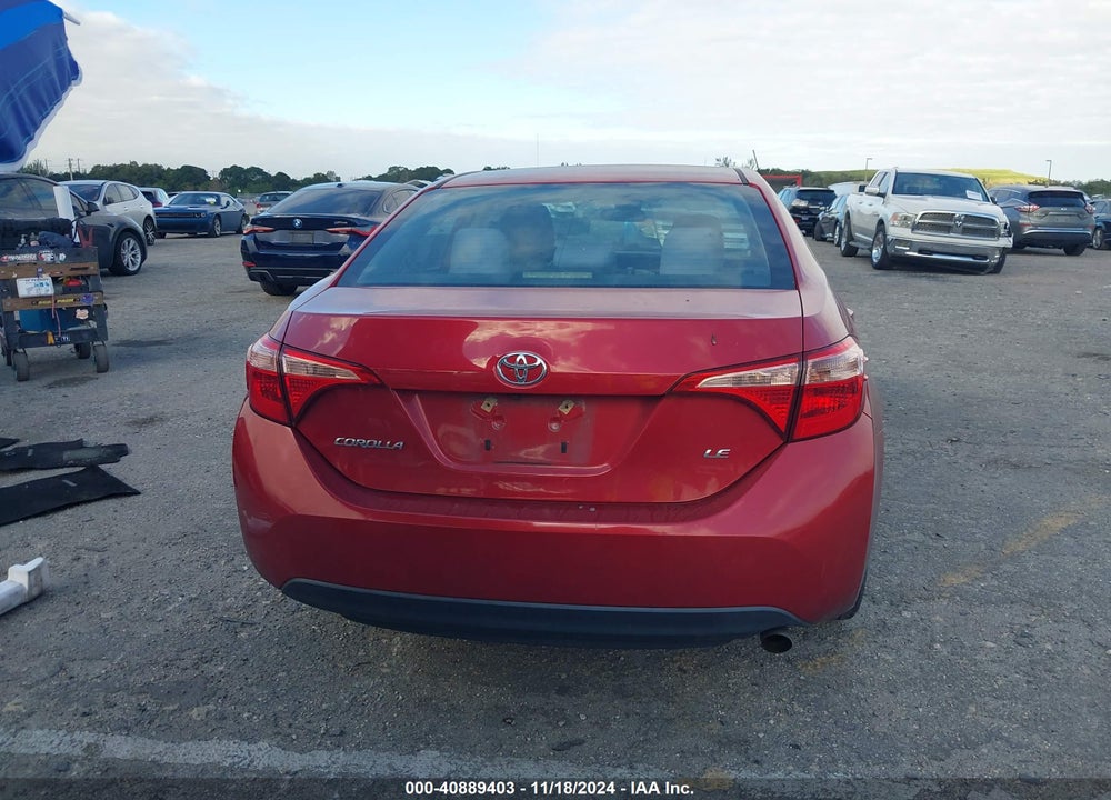 2018 TOYOTA COROLLA LE VIN: 2T1BURHE9JC967540
