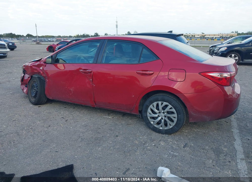 2018 TOYOTA COROLLA LE VIN: 2T1BURHE9JC967540