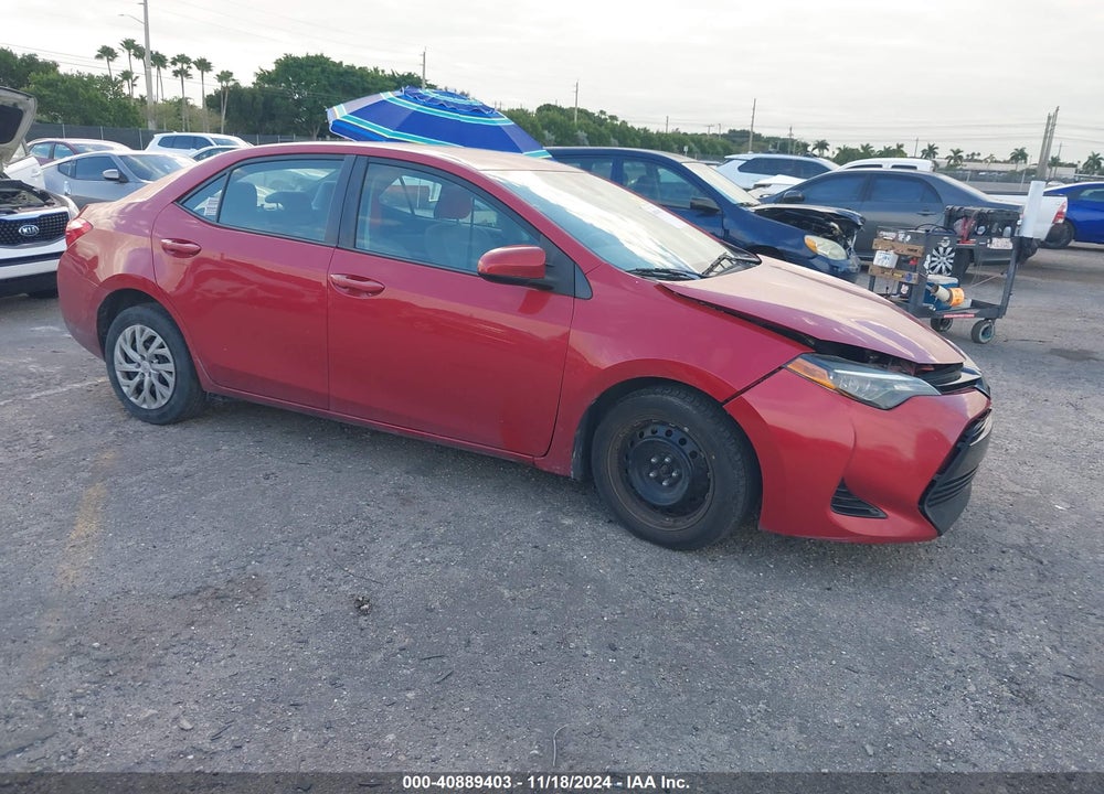 2018 TOYOTA COROLLA LE VIN: 2T1BURHE9JC967540