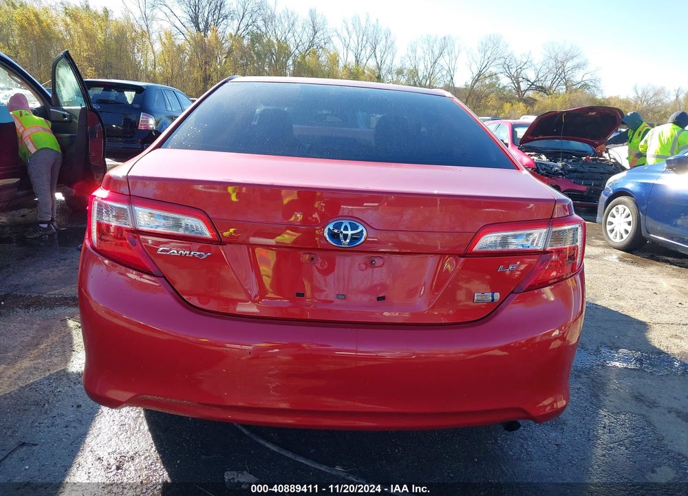2012 TOYOTA CAMRY HYBRID LE VIN: 4T1BD1FK3CU025124