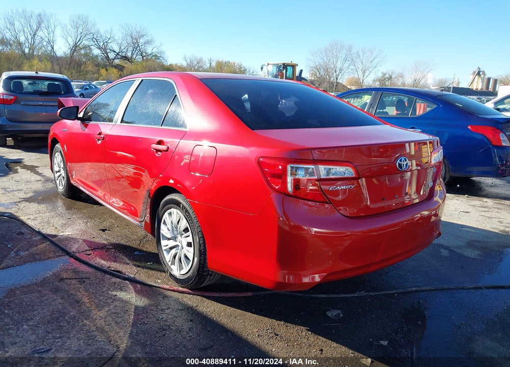 2012 TOYOTA CAMRY HYBRID LE VIN: 4T1BD1FK3CU025124