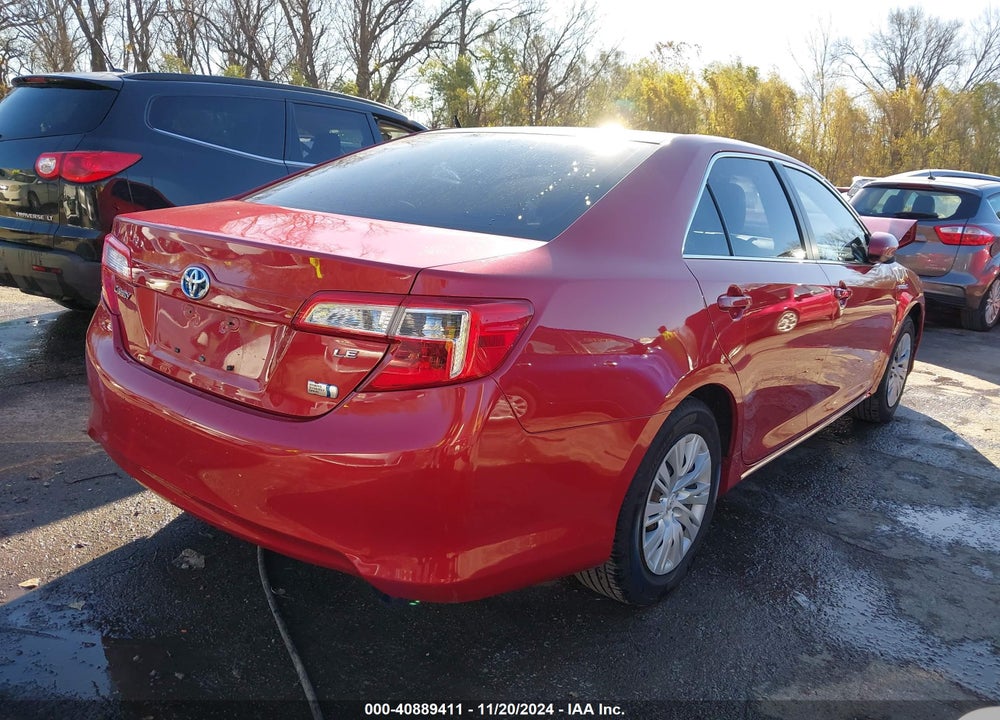 2012 TOYOTA CAMRY HYBRID LE VIN: 4T1BD1FK3CU025124