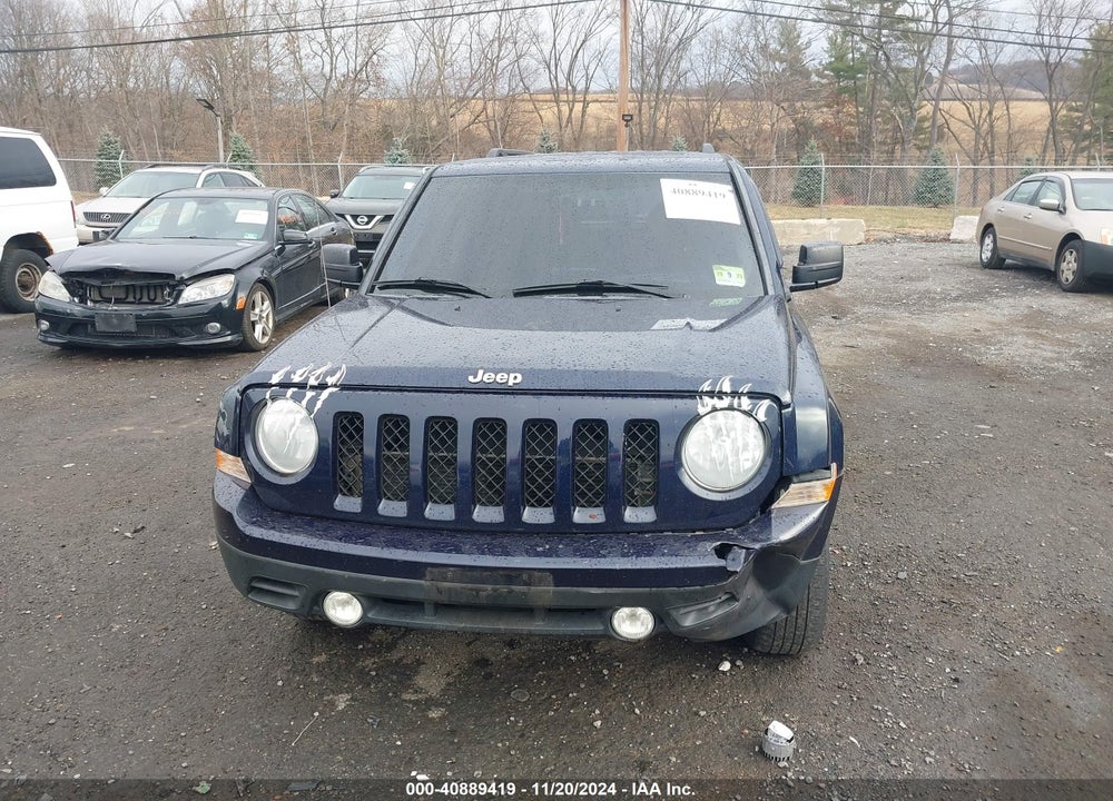2012 JEEP PATRIOT LATITUDE VIN: 1C4NJRFB5CD625720