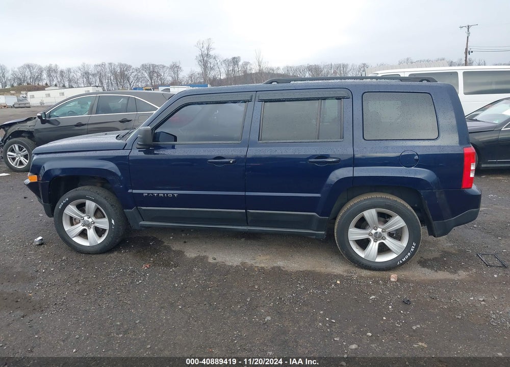 2012 JEEP PATRIOT LATITUDE VIN: 1C4NJRFB5CD625720