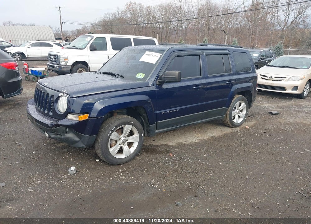 2012 JEEP PATRIOT LATITUDE VIN: 1C4NJRFB5CD625720