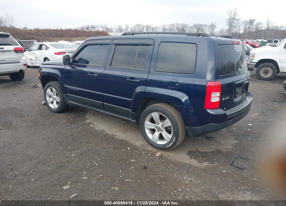2012 JEEP PATRIOT LATITUDE VIN: 1C4NJRFB5CD625720