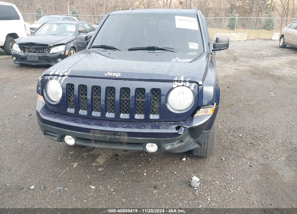 2012 JEEP PATRIOT LATITUDE VIN: 1C4NJRFB5CD625720