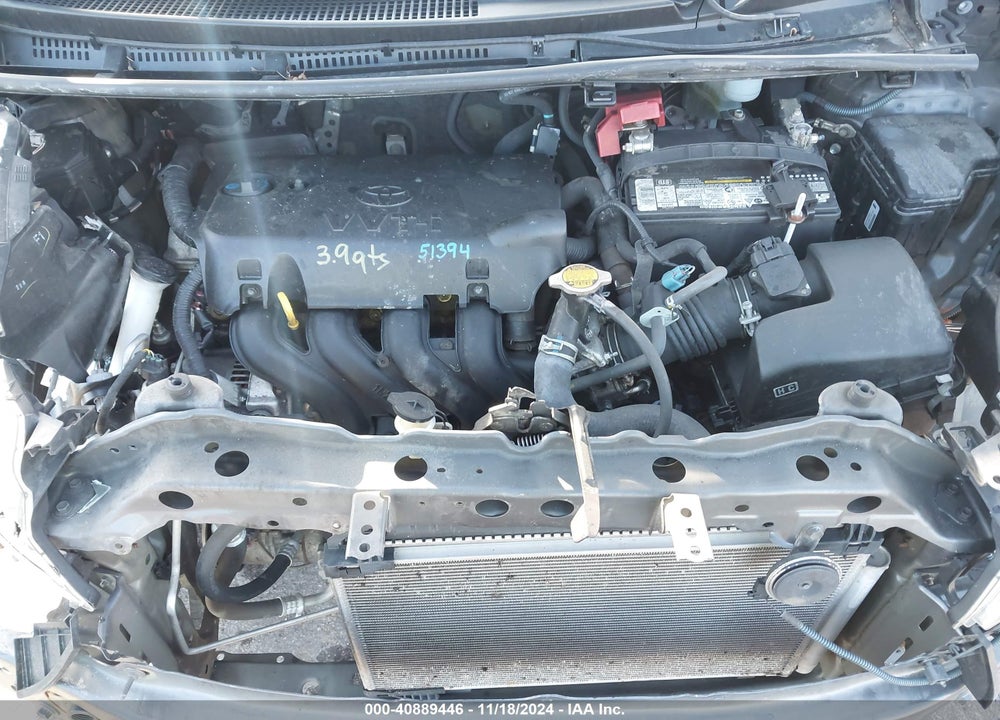 2014 TOYOTA YARIS L (TMMF PLANT) VIN: VNKKTUD37EA005555