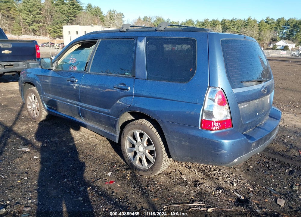 2007 SUBARU FORESTER 2.5X VIN: JF1SG65657H728158