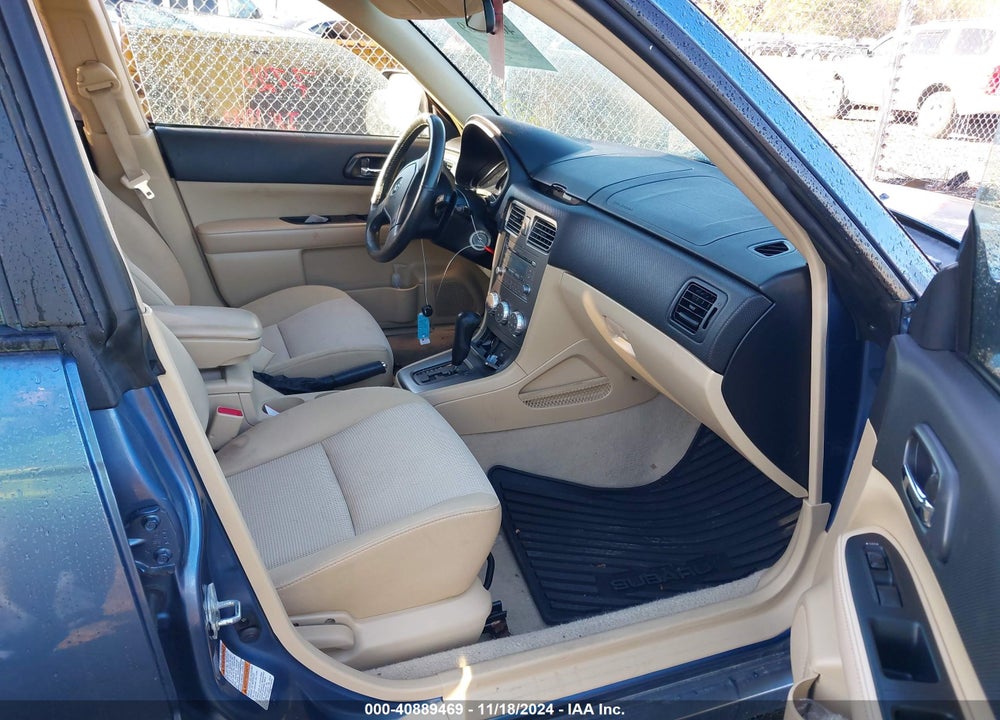 2007 SUBARU FORESTER 2.5X VIN: JF1SG65657H728158