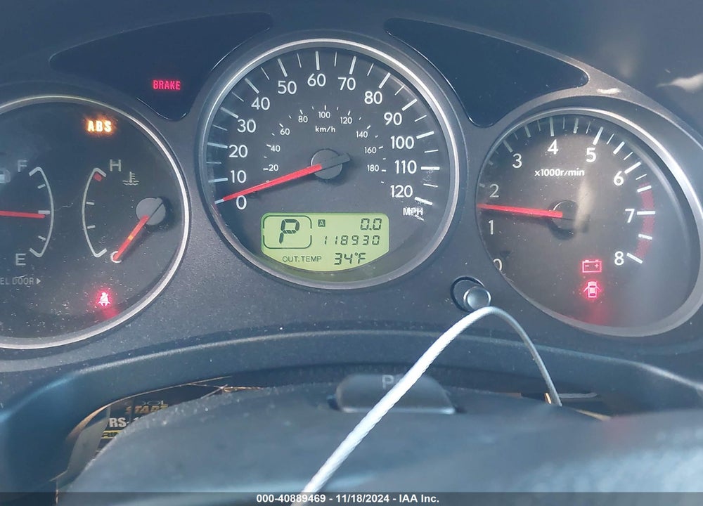 2007 SUBARU FORESTER 2.5X VIN: JF1SG65657H728158