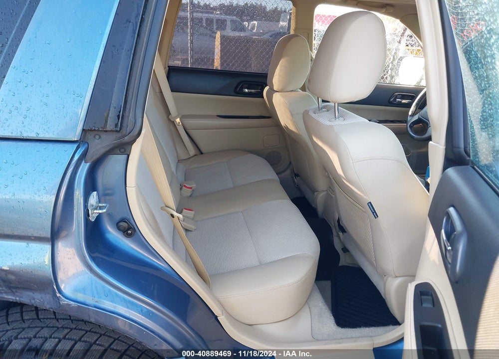 2007 SUBARU FORESTER 2.5X VIN: JF1SG65657H728158