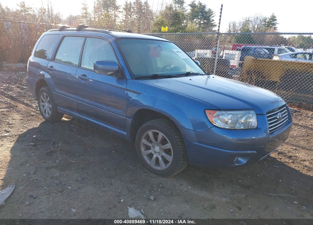 2007 SUBARU FORESTER 2.5X VIN: JF1SG65657H728158