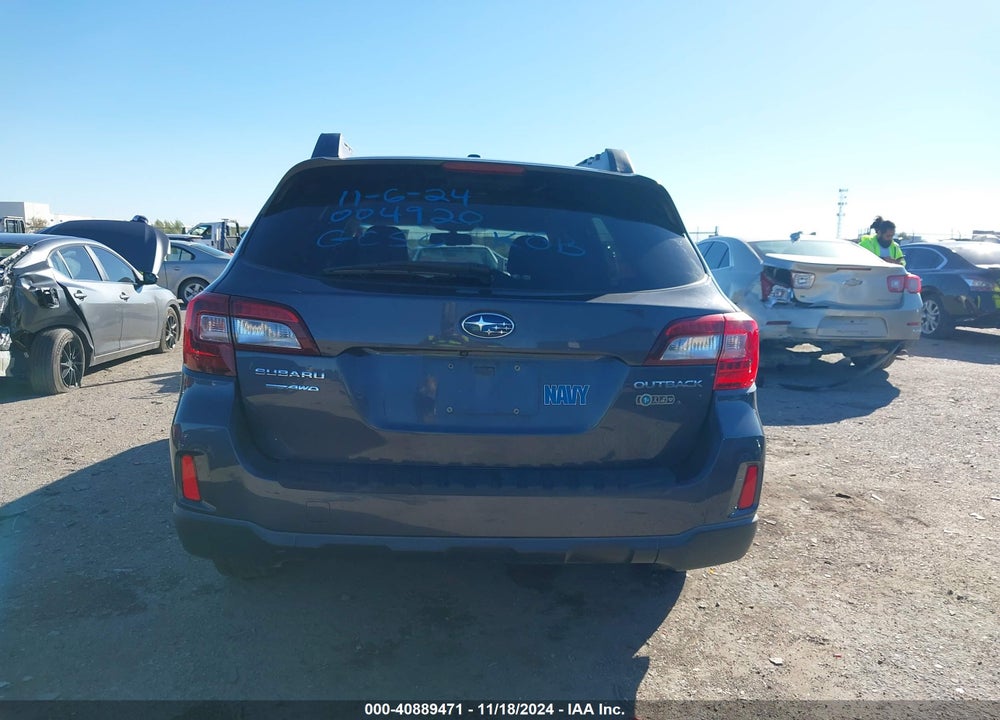2015 SUBARU OUTBACK 2.5I PREMIUM VIN: 4S4BSBCC2F3205102