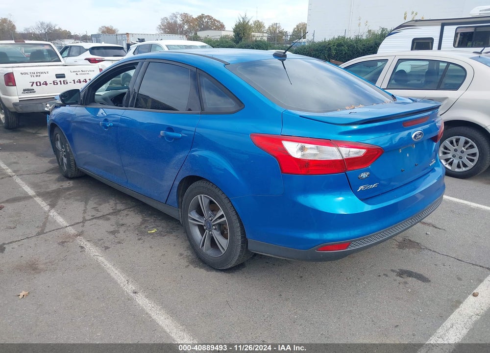 2014 FORD FOCUS SE VIN: 1FADP3F29EL404921