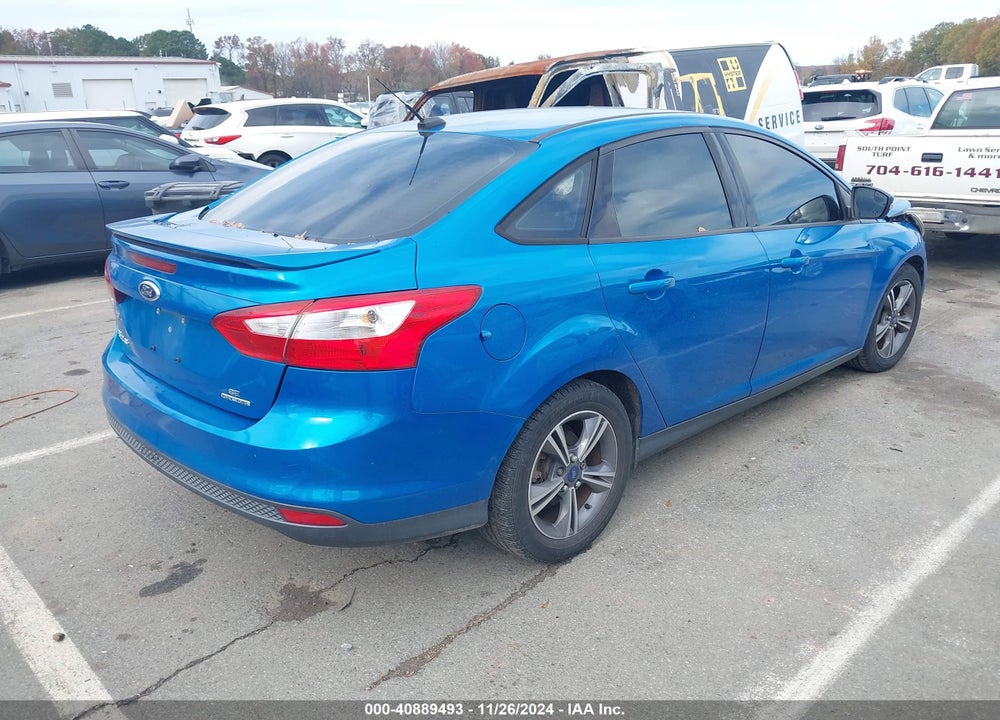 2014 FORD FOCUS SE VIN: 1FADP3F29EL404921