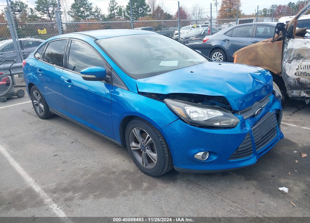 2014 FORD FOCUS SE VIN: 1FADP3F29EL404921