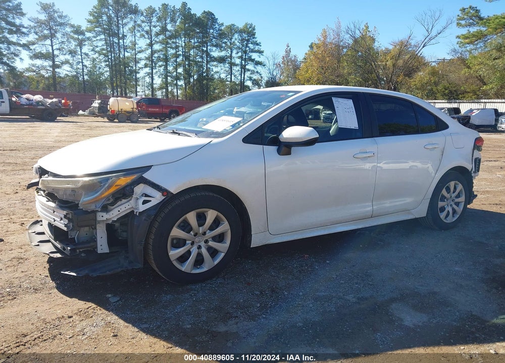 2021 TOYOTA COROLLA LE VIN: 5YFEPMAE2MP258695