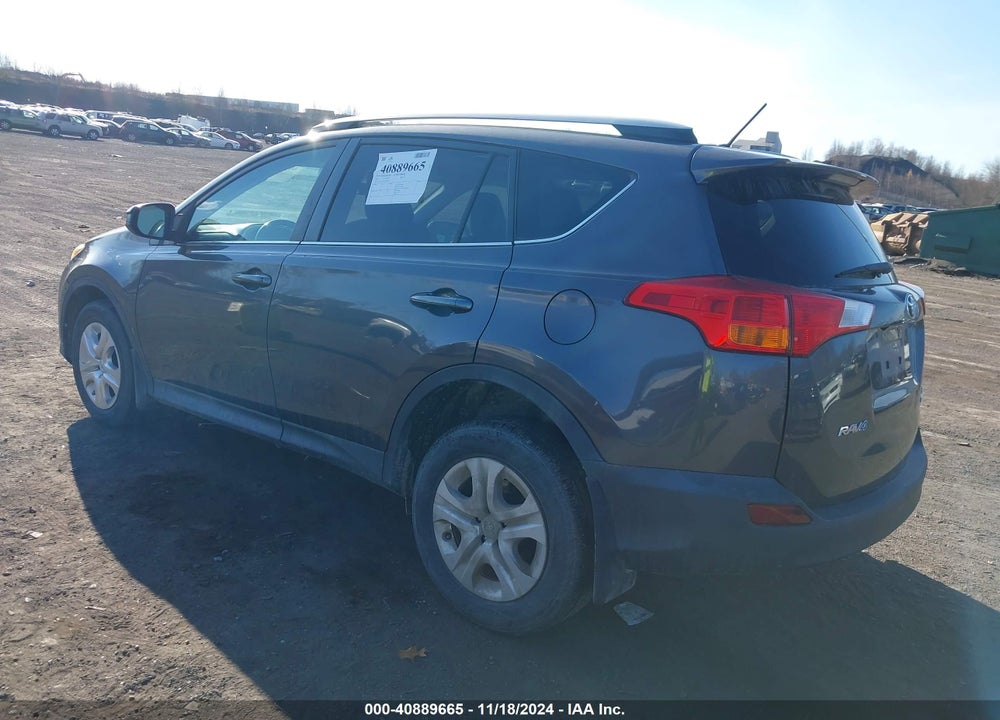 2015 TOYOTA RAV4 LE VIN: 2T3BFREV2FW309781