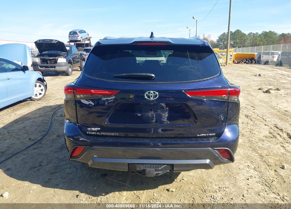 2023 TOYOTA HIGHLANDER LIMITED VIN: 5TDKDRAH7PS043196